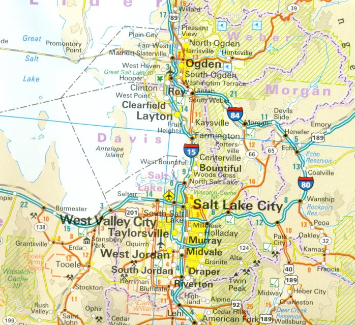 detail USA Sever (North) mapa 1:1,25m RKH