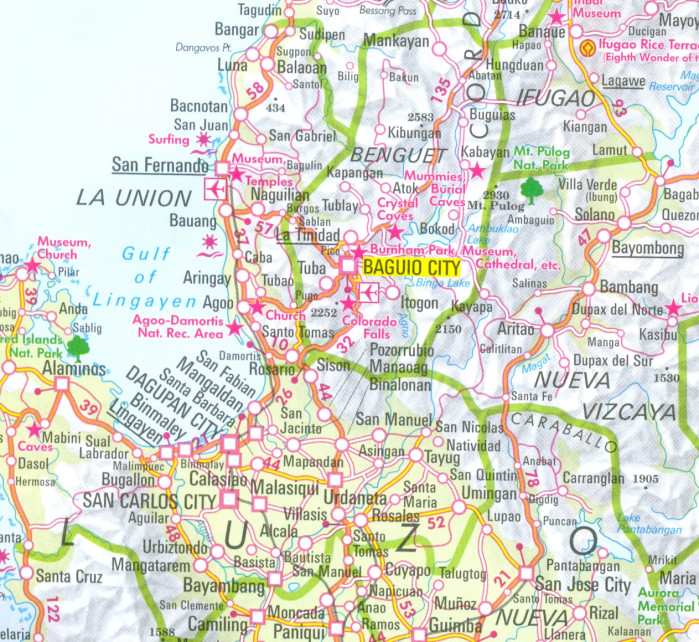 detail Filipíny (Philippines) 1:1,5m - Manila mapa NE