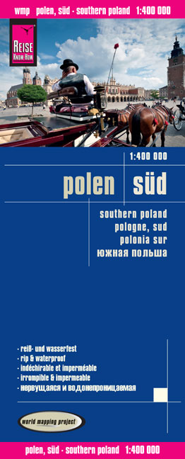 Polsko jih (Poland south) 1:400.000 mapa RKH