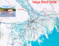 náhled Moscow to Astrachan 1:600 000 Route Map & Volga River Delta 1:800 000