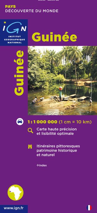Guinea 1:1.000.000 mapa IGN