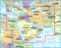 náhled Střední Východ (Middle East) 1:4m mapa GIZI