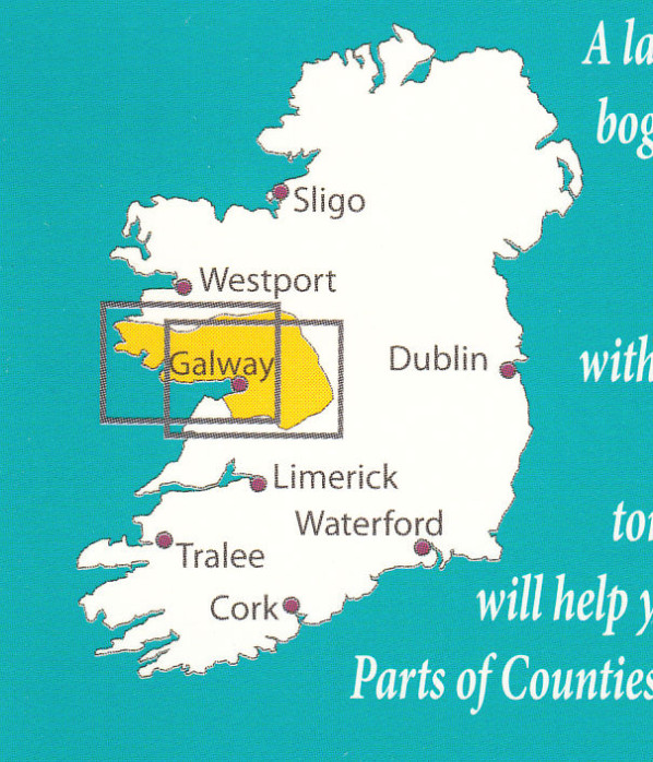 detail Galway county 1:100t mapa (Irsko)
