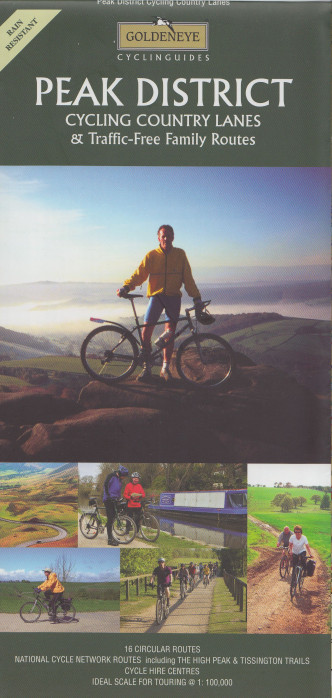 Peak District (Británie) 1:100t mapa 16 cyklo okruhů GE