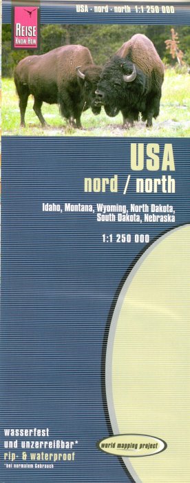 detail USA Sever (North) mapa 1:1,25m RKH