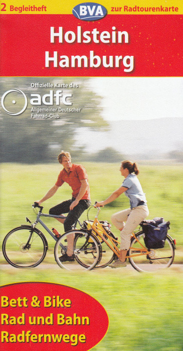 detail RTK 2 Holstein / Hamburg 1:150.000 cyklomapa ADFC