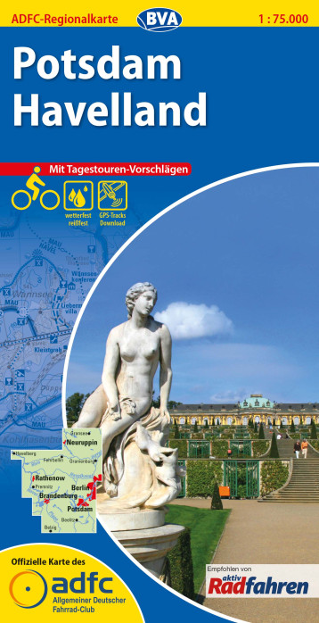 Potsdam / Havelland 1:75.000 cyklomapa ADFC