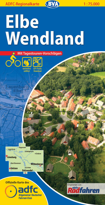 Elbe / Wendland 1:75.000 cyklomapa ADFC