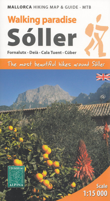 Soller - Malorka (Mallorca) 1:15t mapa a průvodce ALPINA