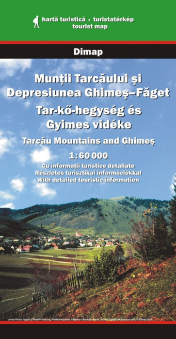 Muntii Tarcaului 1:60t turistická mapa DIMAP