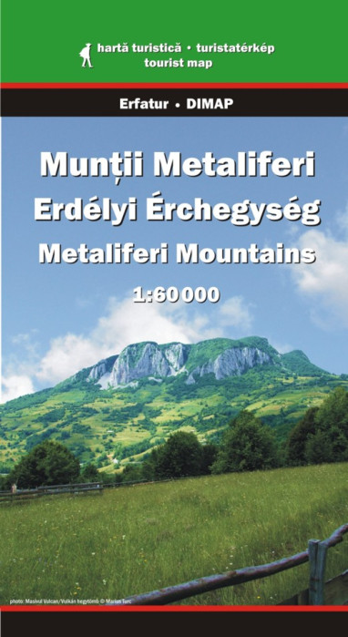 Munti Metaliferi 1:60t turistická mapa DIMAP