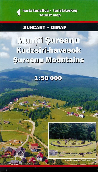 Munti Sureanu 1:50.000 mapa DIMAP