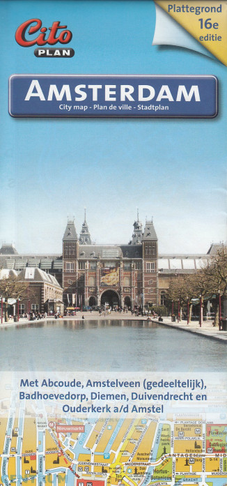 Amsterodam (Amsterdam) 1:13,5t plán města CITOPLAN