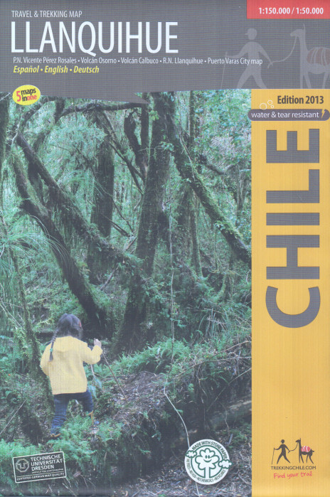 Chile - Llanquihue 1:50t/150t turistická mapa COMPASS