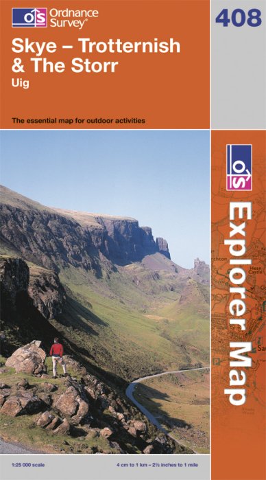 Skye / Trotternish / The Storr 1:25.000 turistická mapa OS #408