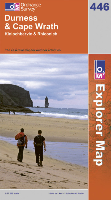 Durness / Cape Wrath 1:25.000 turistická mapa OS #446