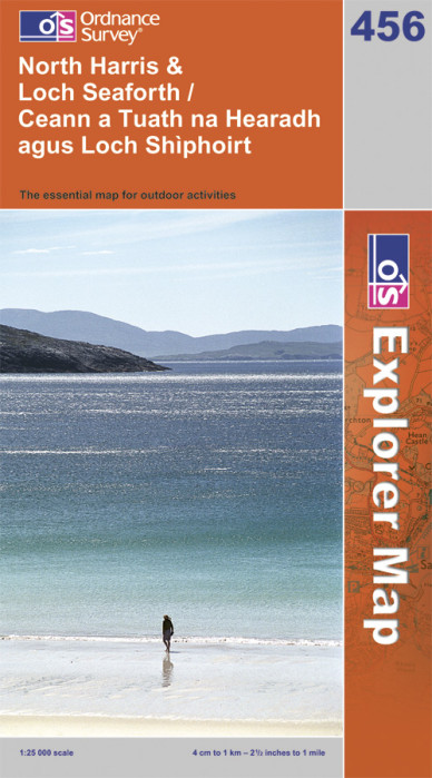 North Harris / Loch Seaforth 1:25.000 turistická mapa OS #456