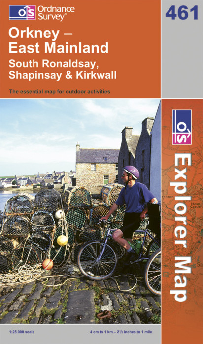 Orkney / East Mainland 1:25.000 turistická mapa OS #461
