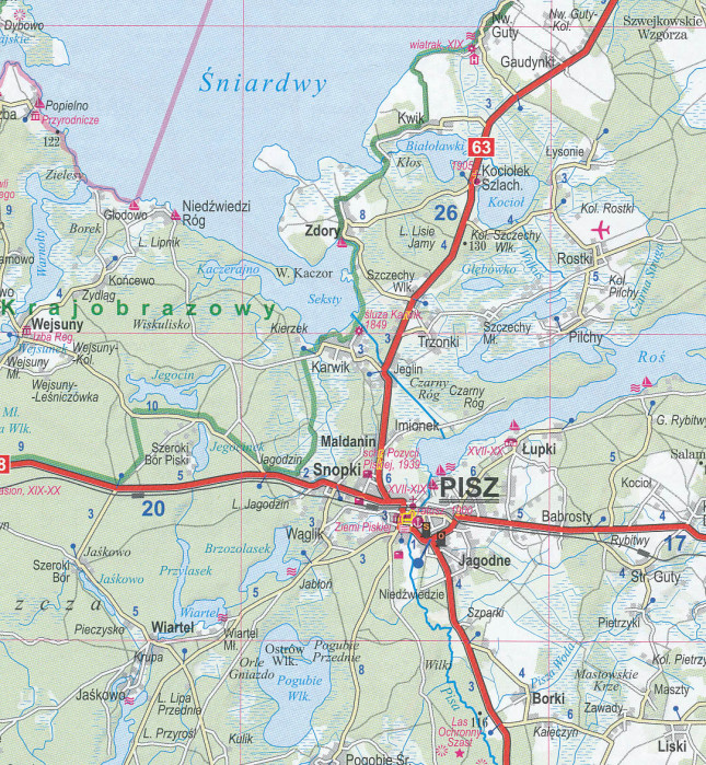detail Polsko autoatlas 1:250t na spirále ExpressMap