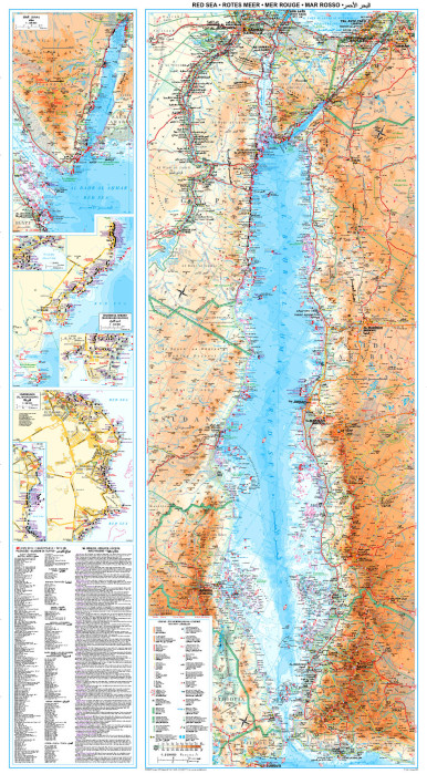 detail Rudé Moře 1:2m mapa GIZI
