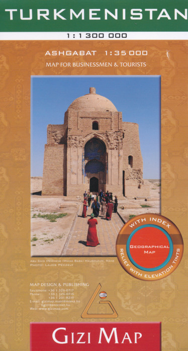 Turkmenistan 1:1,3m mapa GIZI