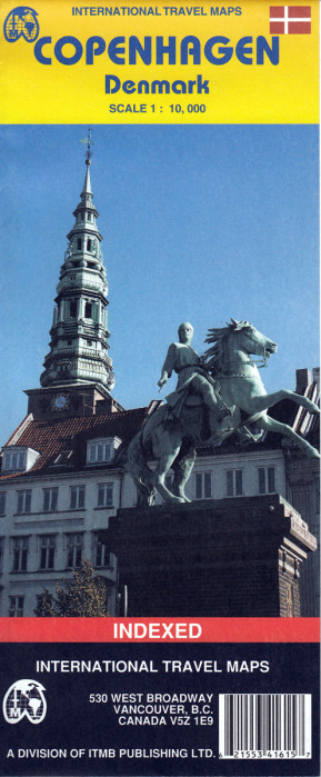 detail Kodaň (Copenhagen) 1:10t mapa ITM