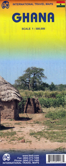 detail Ghana 1:500t mapa ITM