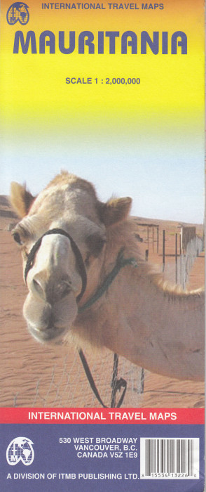 Mauritánie (Mauritania) 1:2m mapa ITM