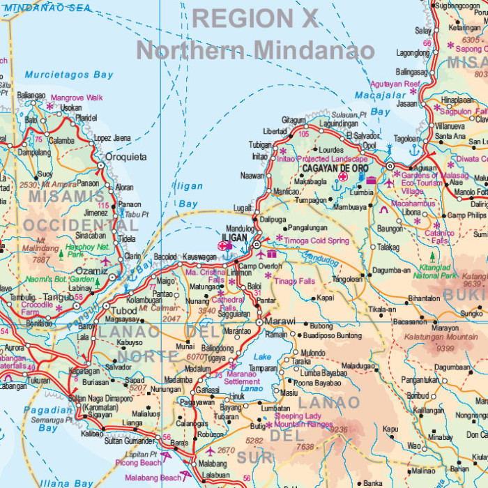 detail Filipíny (Philippines) 1:1,2m mapa ITM