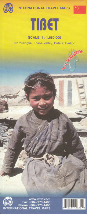 Tibet 1:1,68m mapa ITM