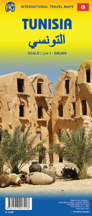 detail Tunisko (Tunisia) 1:800t mapa ITM