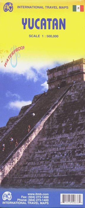 detail Yucatán 1:500.000 mapa ITM