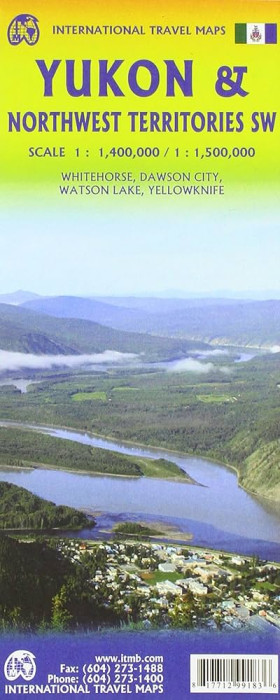 Yukon 1:1,4m & NW Territories SW 1:1,5m mapa ITMB