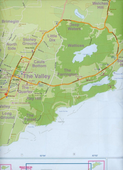 detail Anguila 1:23t & St Martin / St Maarten 1:20t mapa ITMB