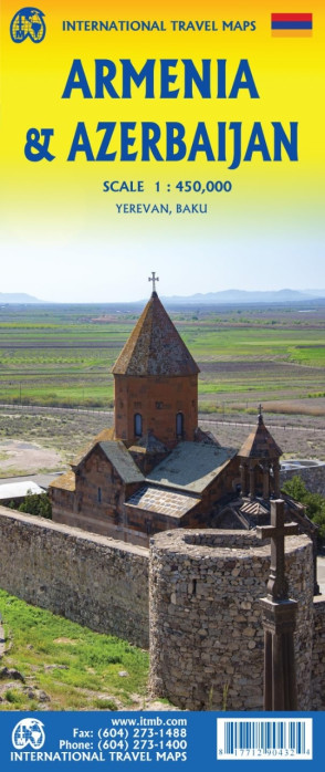 Armenia & Azerbaijan 1:450.000 mapa ITMB
