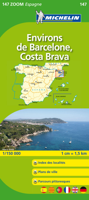 Barcelona, Costa Brava & env. 147 mich (r)