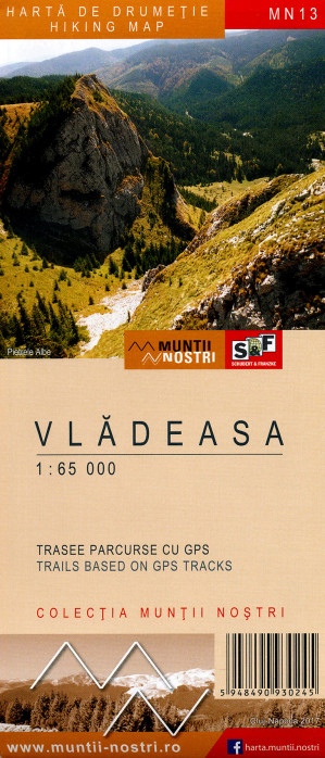 Munti Vladeasa 1:50.000 mapa MUNTI