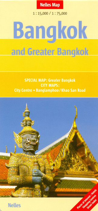Bangkok 1:15t / 1:45t. mapa Nelles
