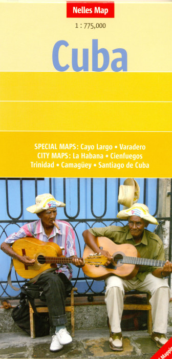 detail Kuba (Cuba) 1:775t mapa Nelles