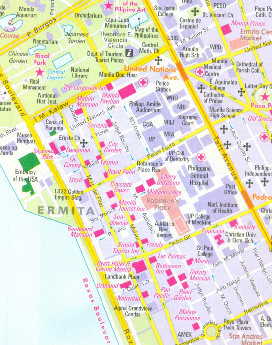 detail Filipíny (Philippines) 1:1,5m - Manila mapa NE