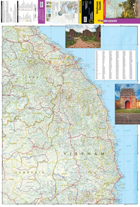 detail Vietnam Jih Adventure Map GPS komp. NGS