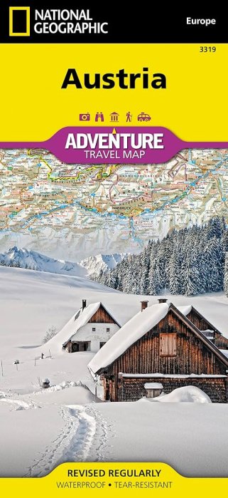 Rakousko Adventure Map GPS komp. NGS