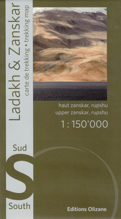 Ladakh & Zanskar South (Upper Zanskar, Rupshu) 1:150t mapa OLIZANE