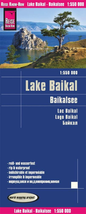 Jezero Bajkal (Lake Baikal) 1:550.000 mapa RKH