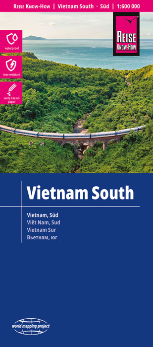 detail Vietnam Jih 1:600.000 mapa RKH