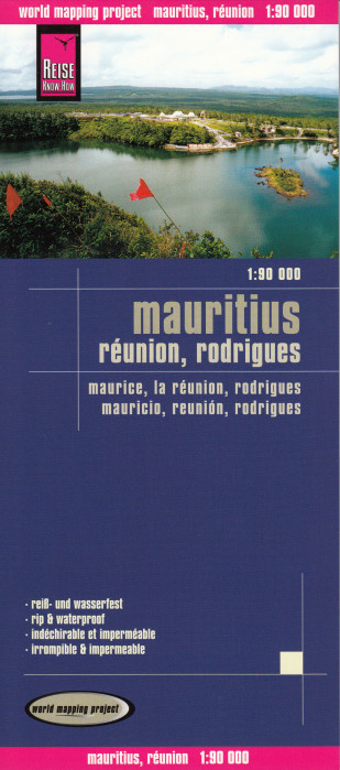 detail Mauricius, Réunion 1:90.000 mapa RKH