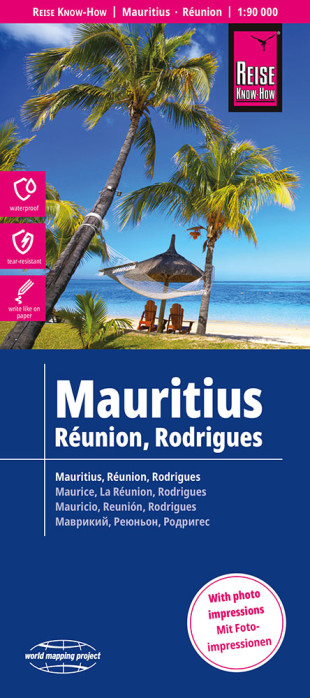 detail Mauricius, Réunion 1:90.000 mapa RKH