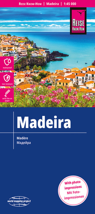 detail Madeira 1:45.000 mapa RKH