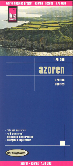 Azory (Azores) 1:70.000 mapa RKH