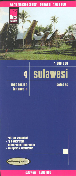Indonésie - Sulawesi 1:800.000 mapa RKH